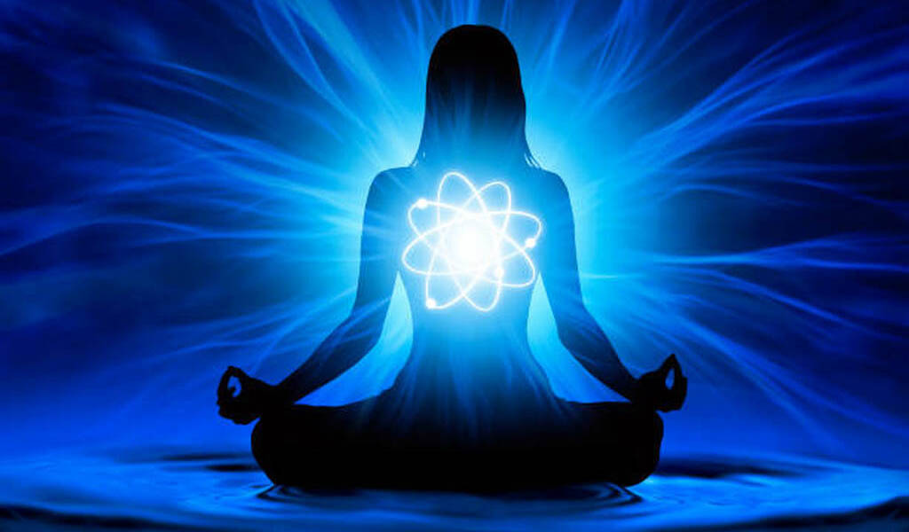 Woman meditating in yoga pose Meditation Woman