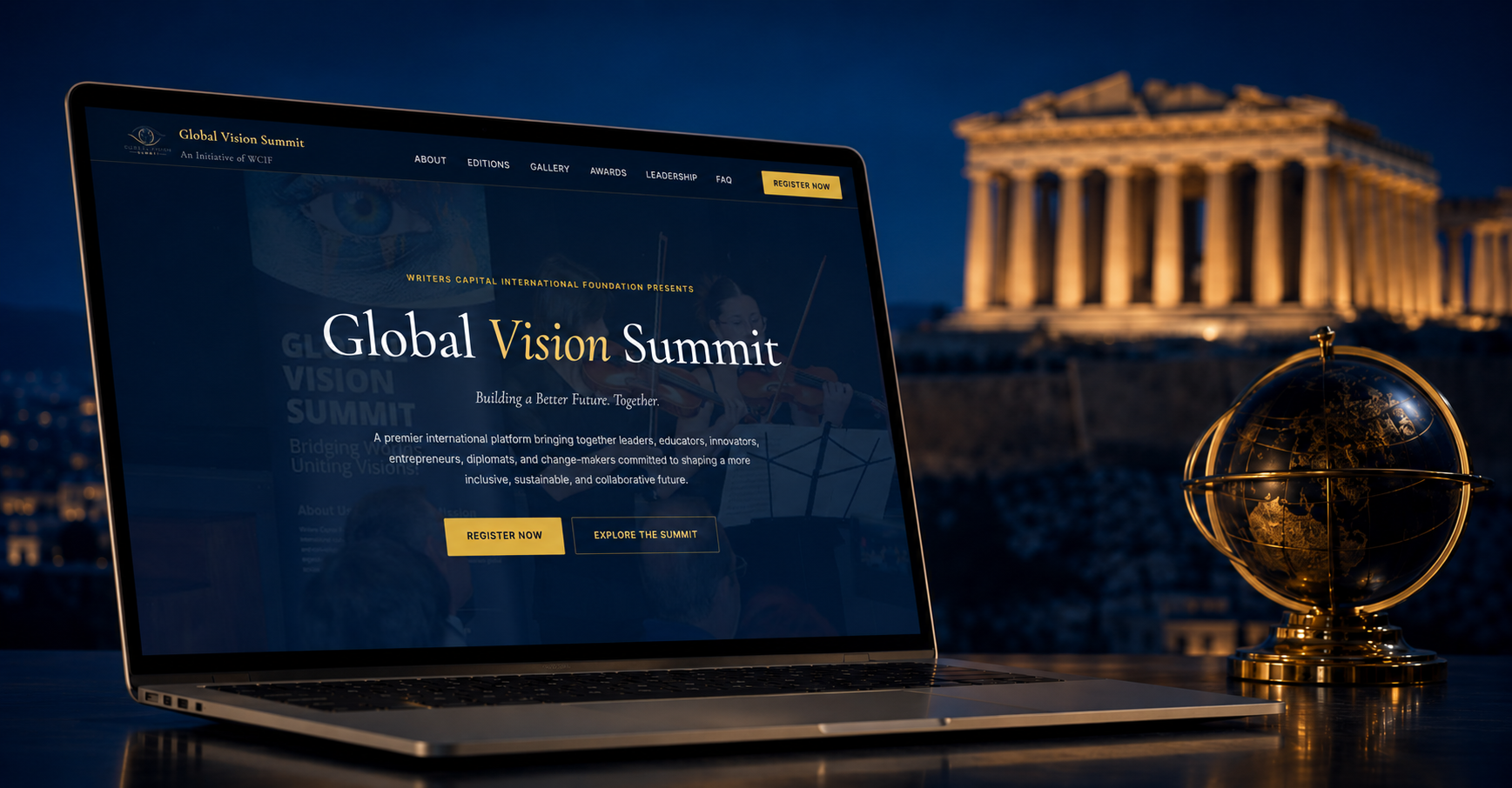 official launch of global vision summit The Global Vision Summit reached another significant milestone on the concluding day of its European Edition with the official launch of its dedicated international website